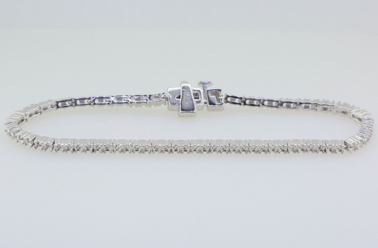 Sterling Silver Semi Mount Tennis Bracelet Setting Round RD 2x2mm