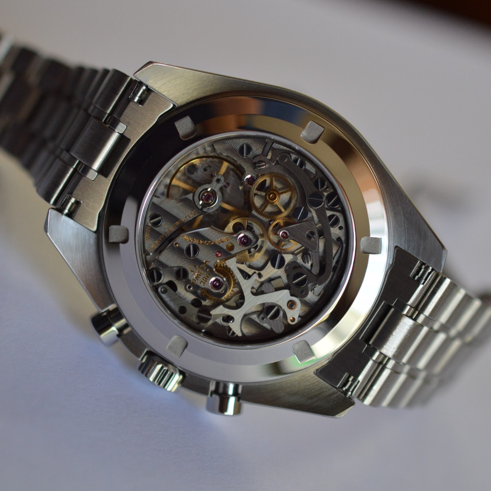 Sapphire Exhibition Caseback for the 3861 Omega Speedmaster