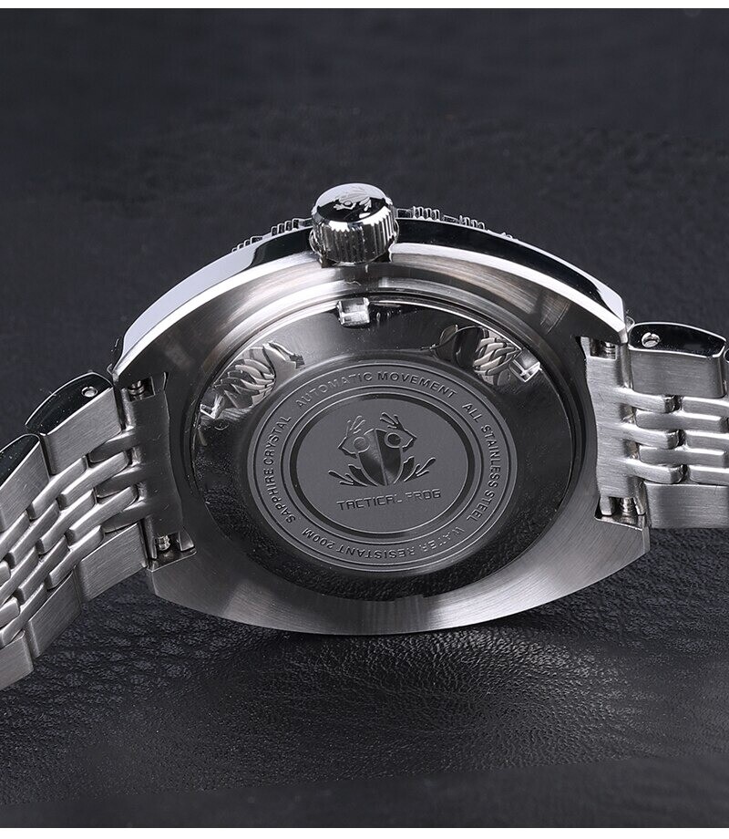 New TACTICAL FROG Sub 300T Homage NH35A 200M Diver Automatic Watch C3 43mm 316L
