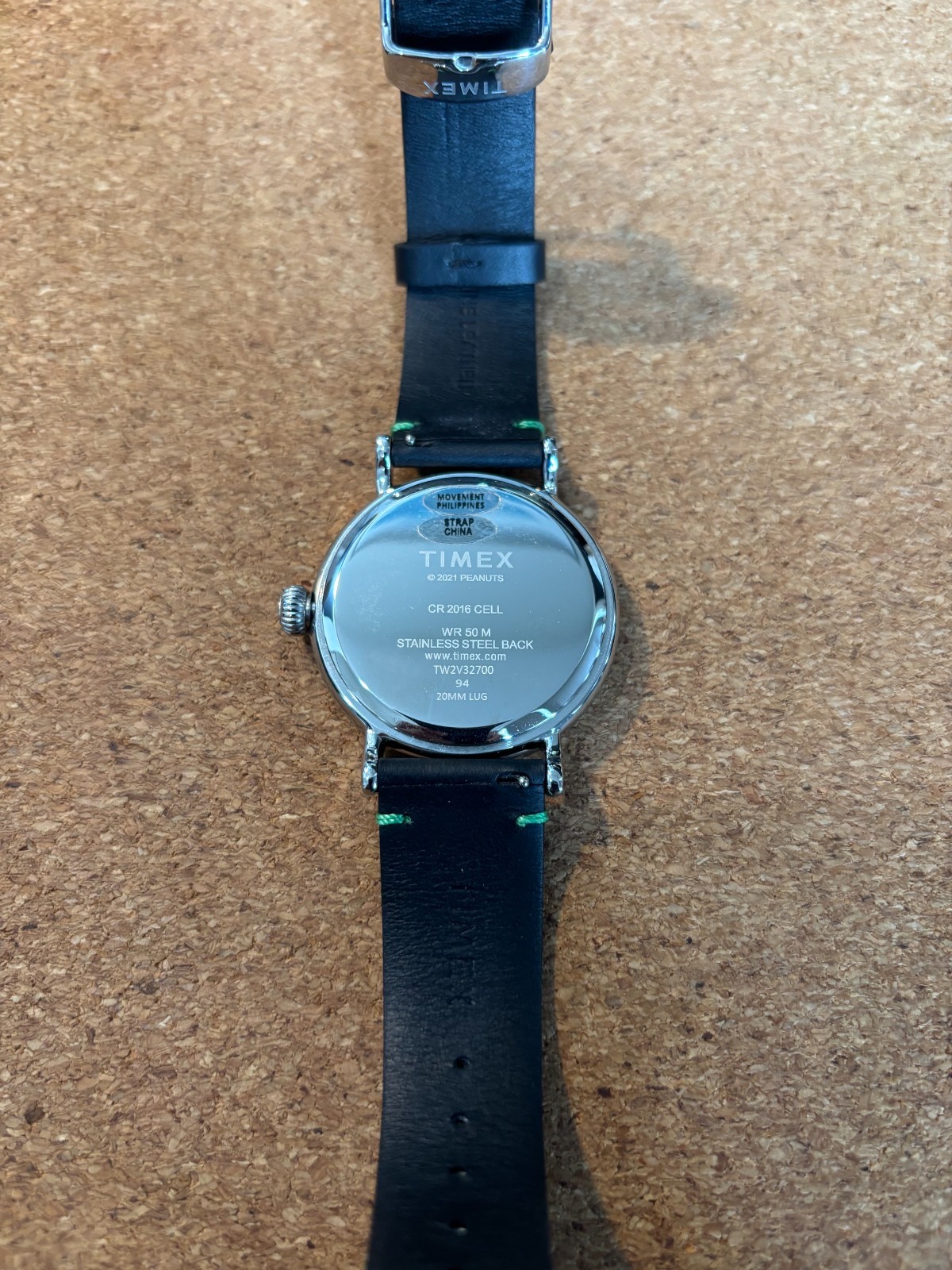 Timex Standard x Peanuts Take Care quartz watch “Go Green” Snoopy TW2V32700
