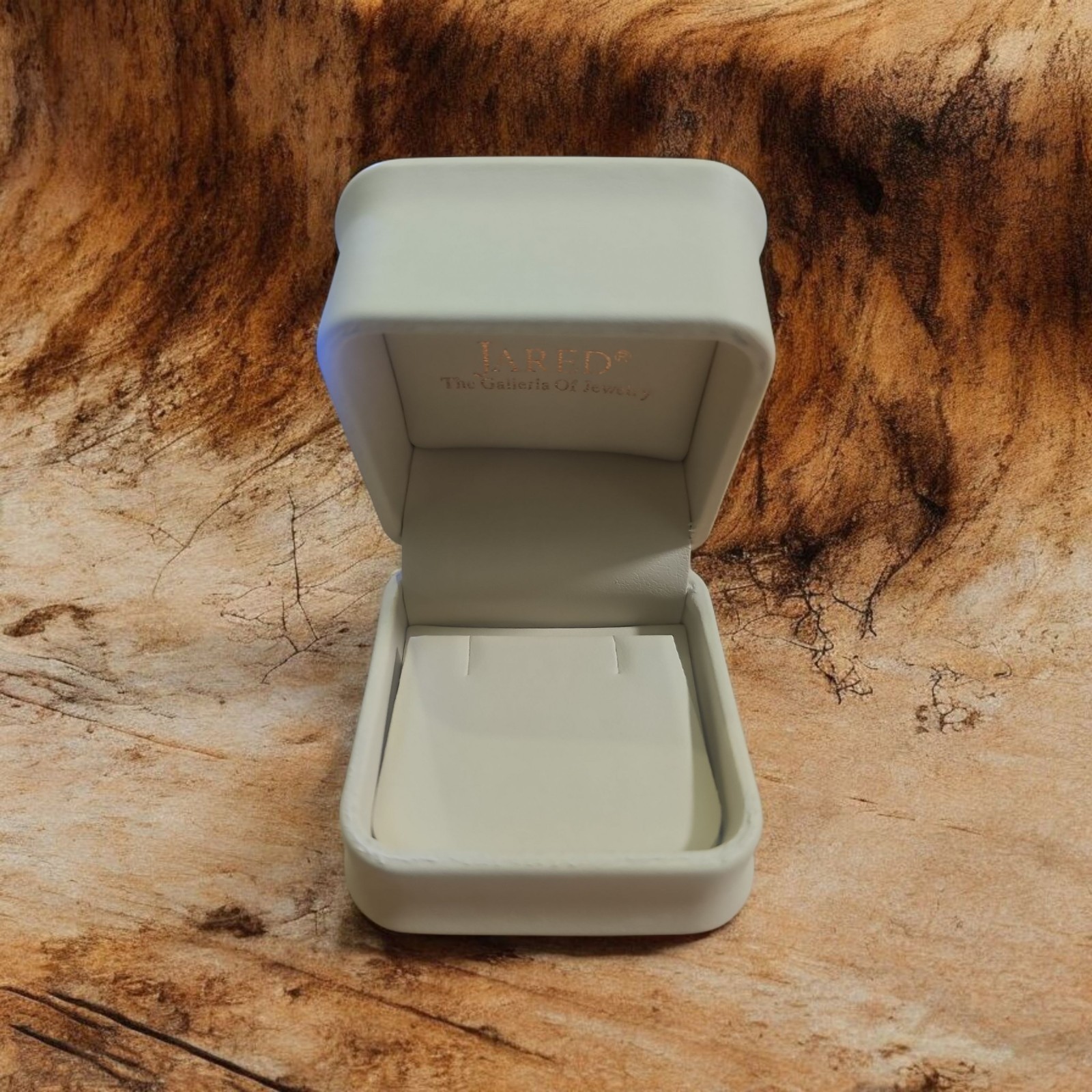 Jared Empty Earring Box New Cream Color Copper Color Outer Box