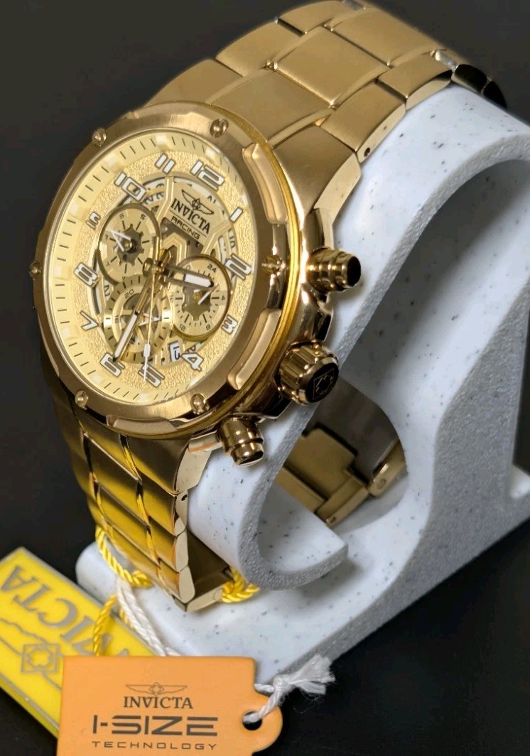 Invicta Racing S1 Rally Men’s Watch (Model 50258) – Full Gold Tone