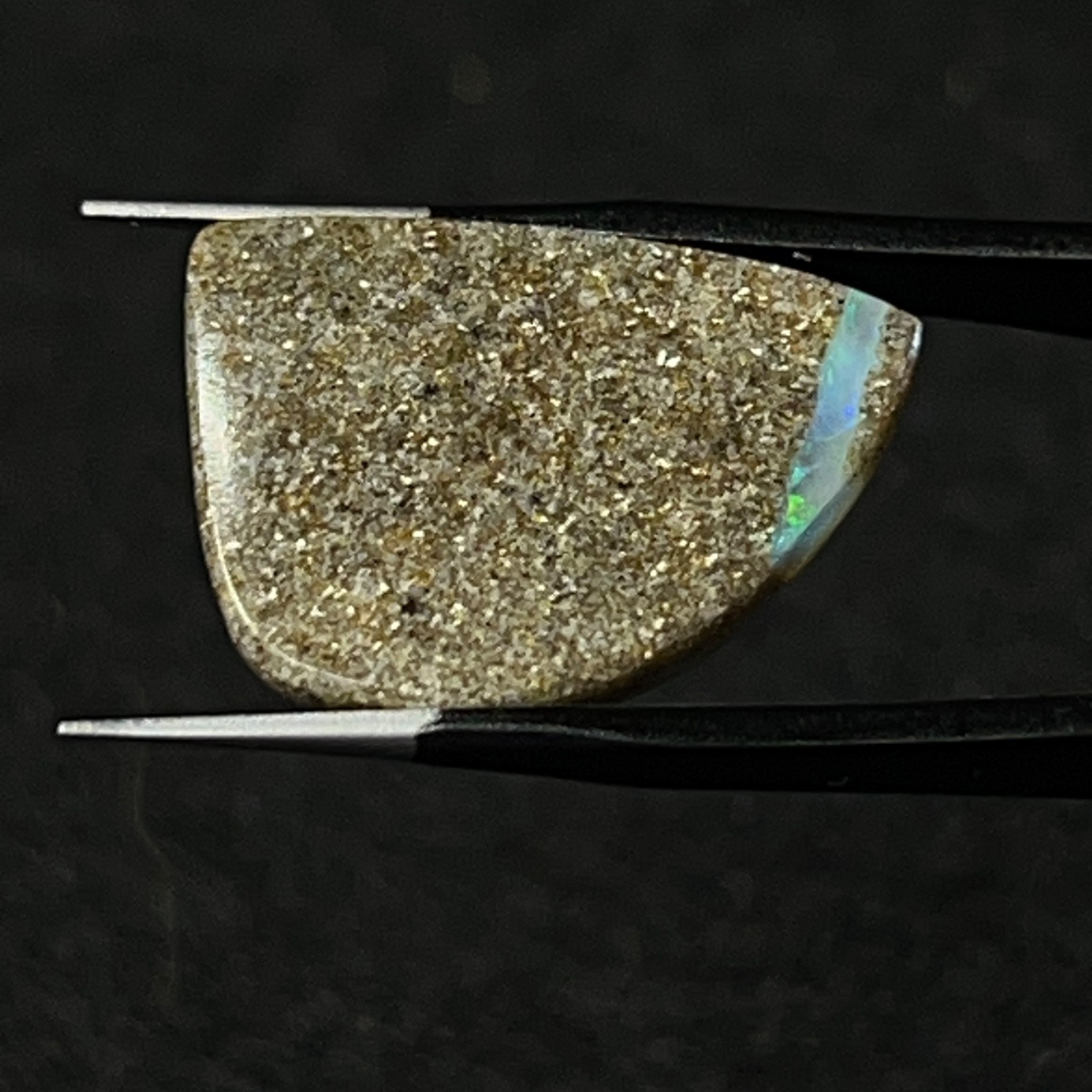 IPO-1 Brazilian opal 13.45ct 21x15x6mm strong play of colors free form
