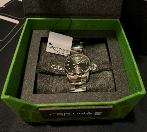 Certina DS Podium Automatic Grey Dial Men’s Powermatic 80 C0014071105700