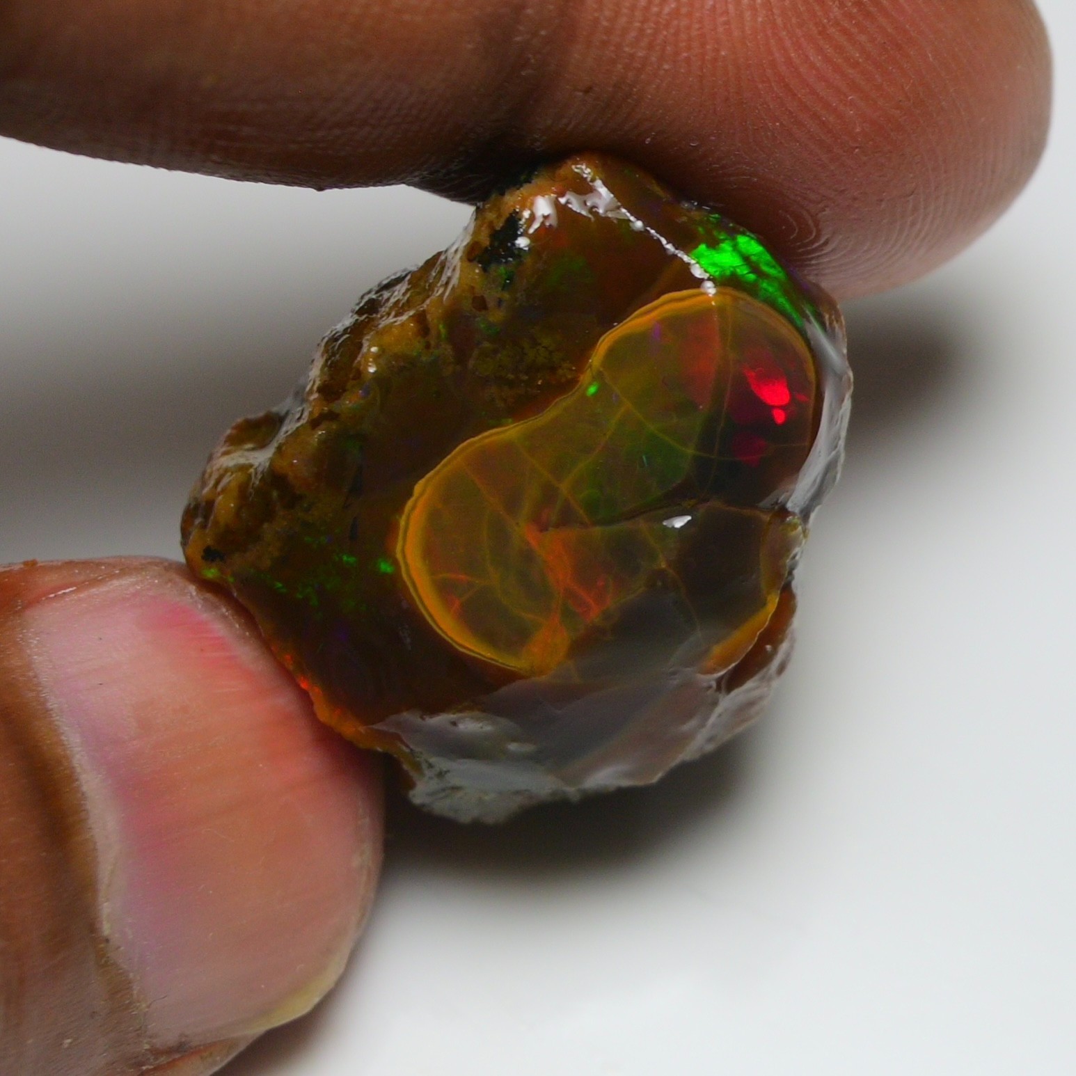 Opal Rough 58.85 Raw, Crystal Opal Specimen, Opal Gemstone