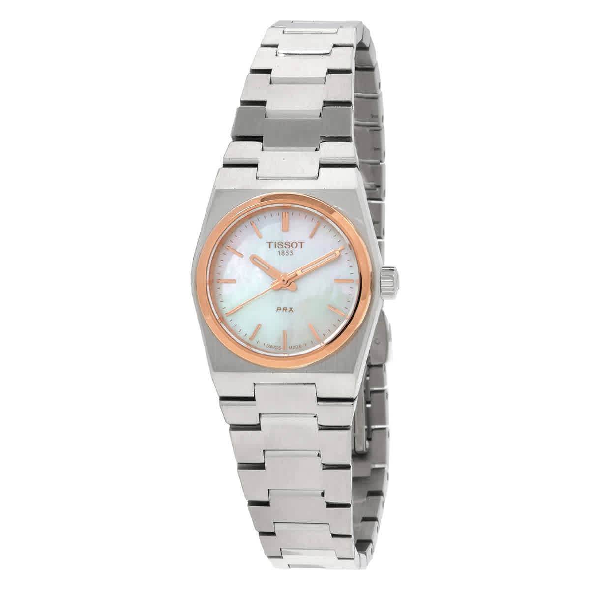 Tissot PRX Quartz White MOP Dial Ladies Watch T1370102111100