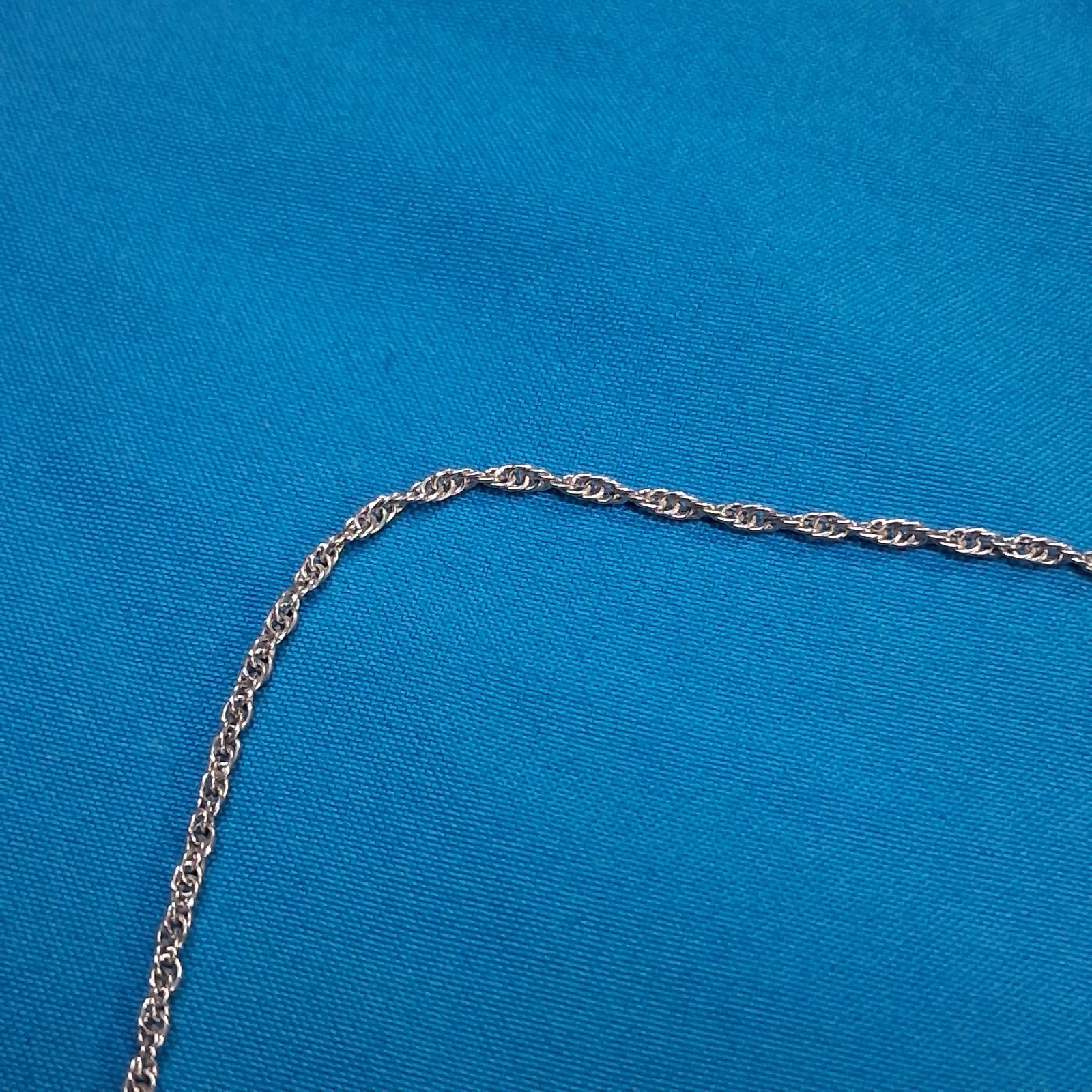 JCF STER Marked Polished Hershey Kiss Designed Pendant Double Chain Necklace