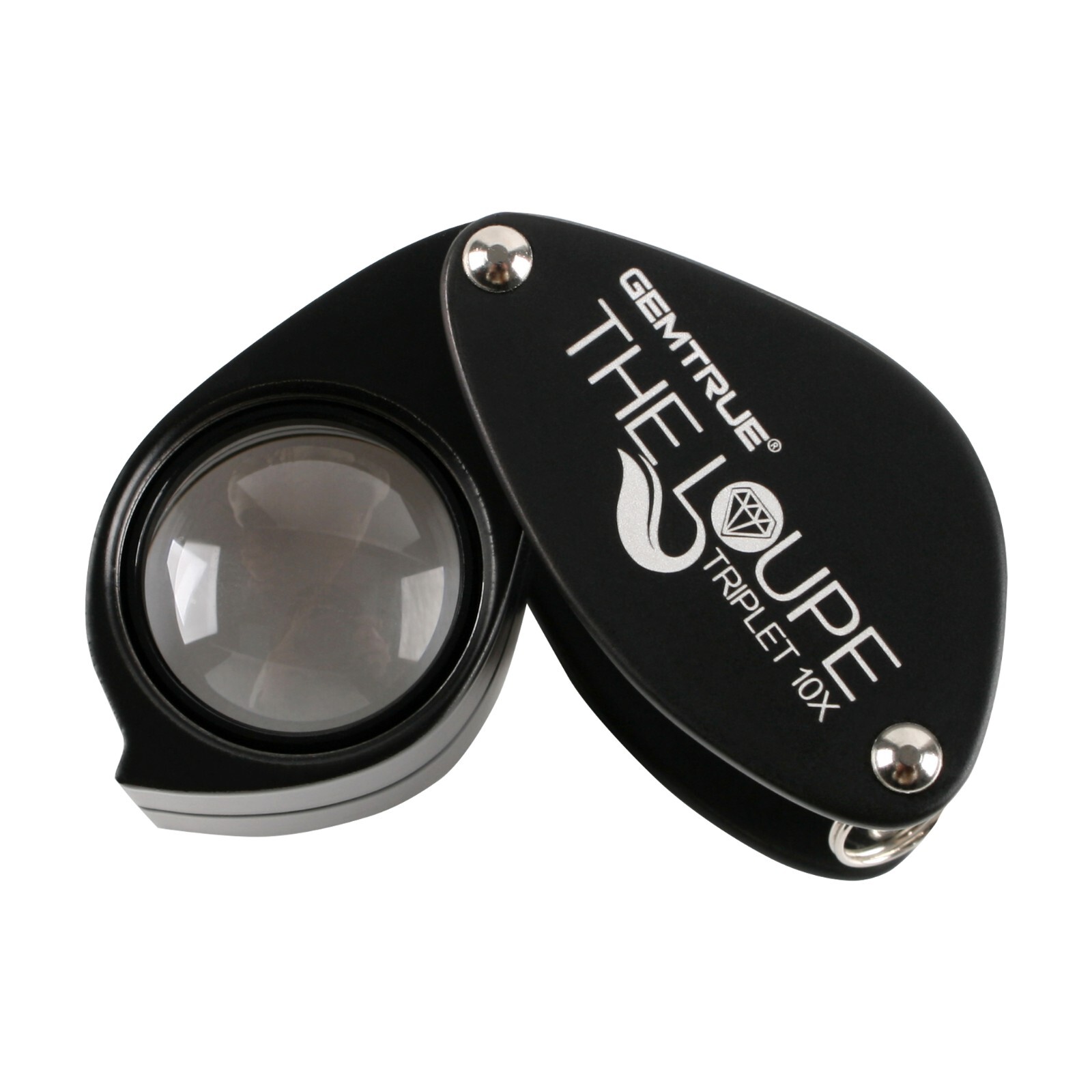 GemTrue Diamond Loupes Professional 10X Triplet Jewelry Inspecting Magnifier