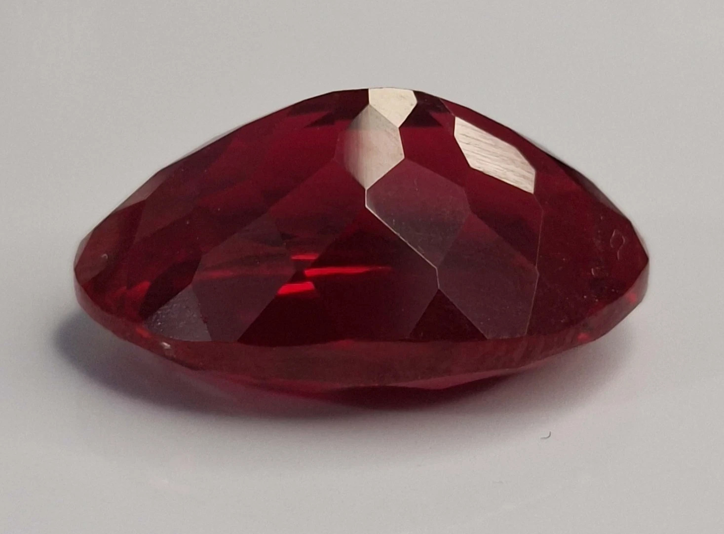 AAA Oval Cut Red Ruby 20-22 Ct Mozambique Natural Loose Certified AG Gemstone
