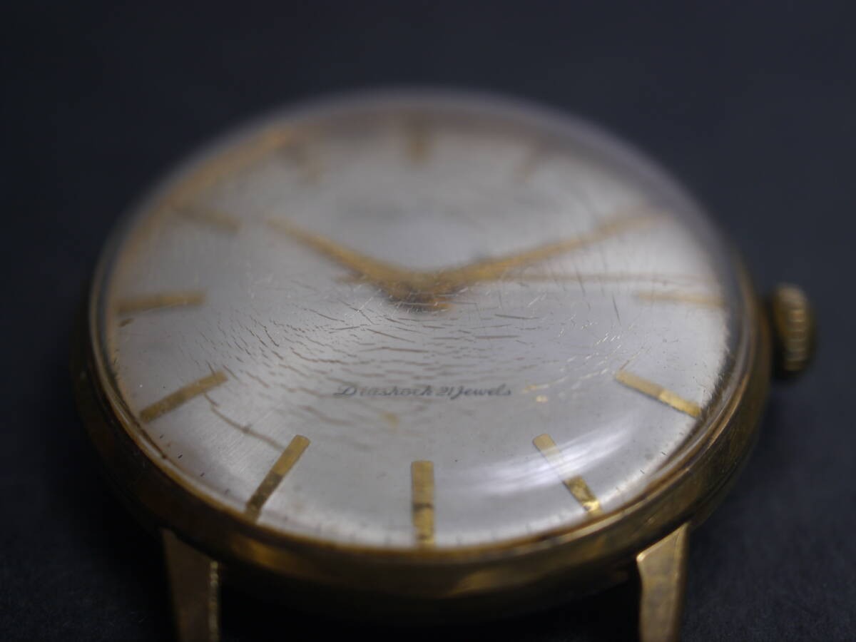 SEIKO Crown 21 Jewels Hand Wound 3 Hands J15003E for Men Men’s Wristwatch ac836