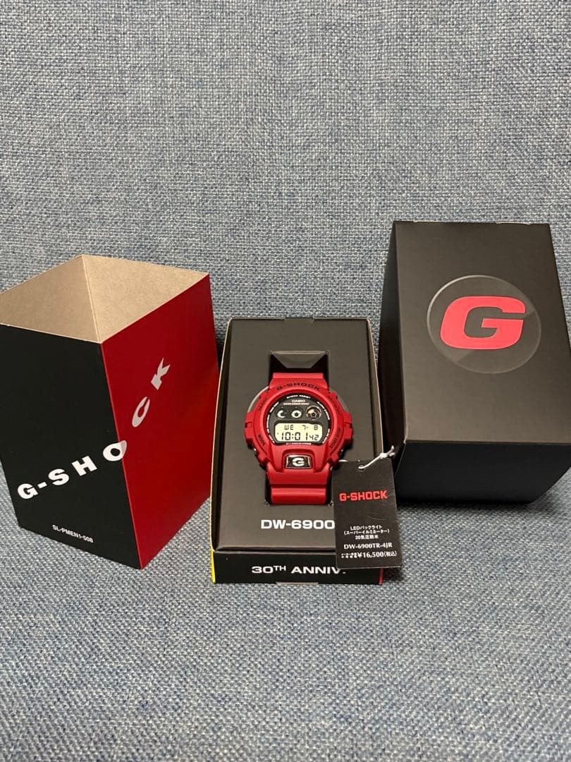 Brand New G SHOCK DW 6900TR 4JR Red