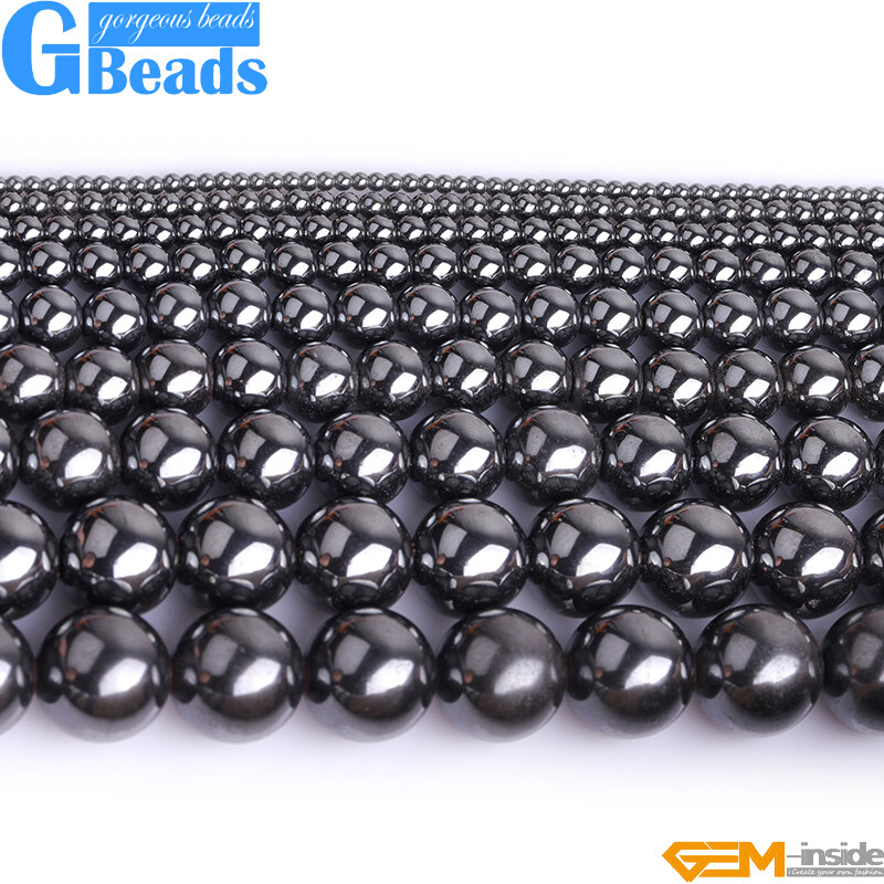Wholesale Lot Assorted Colors Metallic Coated Reflections Hematite Round Beads