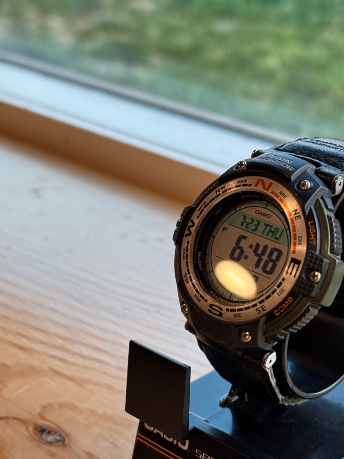 Casio Twin Sensor Digital Compass World Time Watch 200M