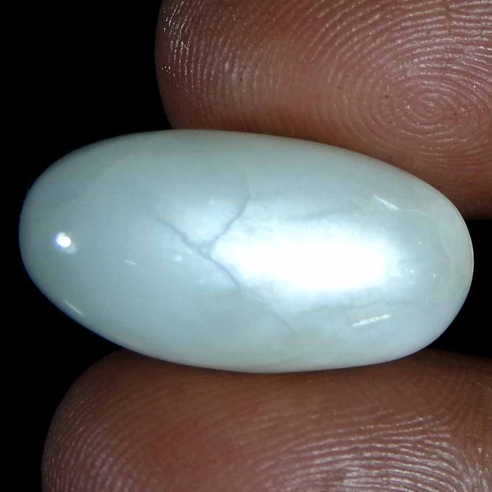 16.95Cts100%Natural Quality Silky Monnstone Oval Cabochon Loose Gemstone