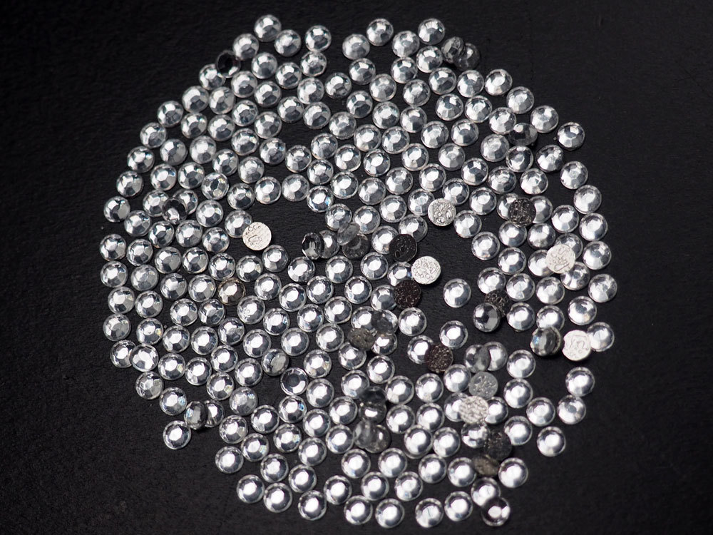 1440 Preciosa Czech Glass ChatonRose Stones ss10 clear Crystal Ironon,10ss,2.8mm
