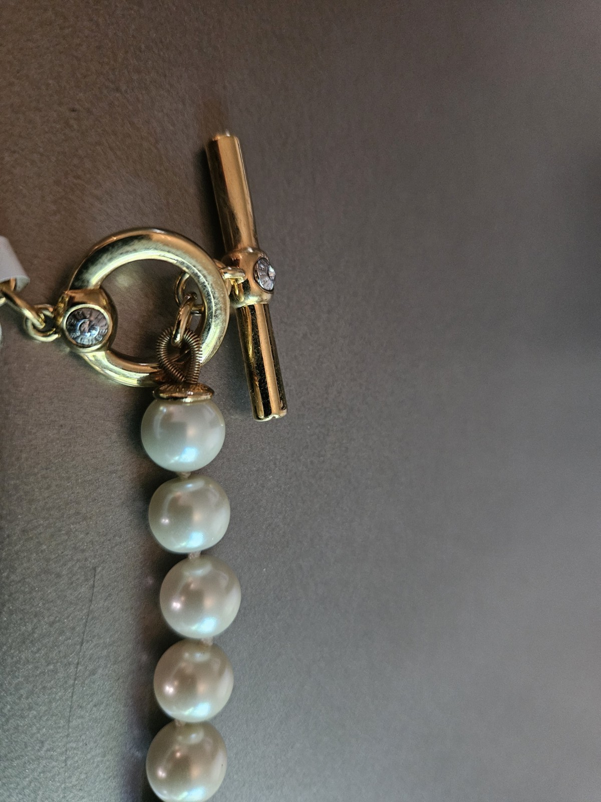 Henri Bendel Faux Pearl Long Necklace