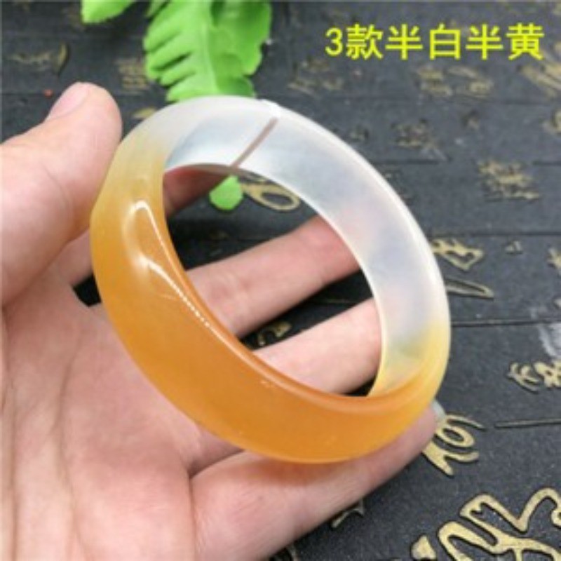 Fashion100% natural quartzite jade A ice floating green jade bracelet AAA