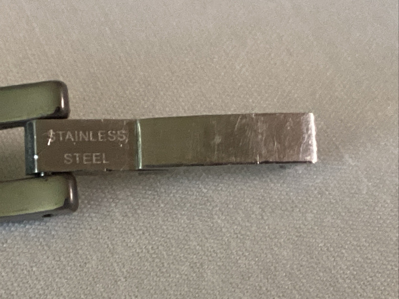 Stainless Steel Tungsten Cable Link Bracelet With Diamonds Men 8.5” Pre-owned