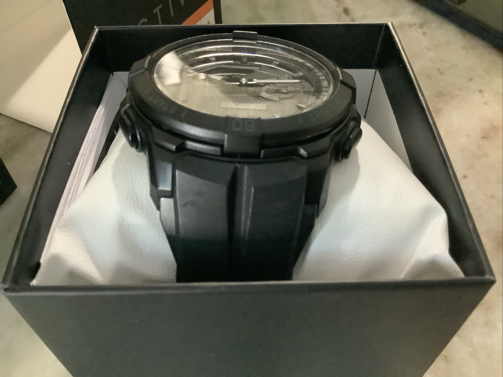 Activa Spry X Invicta Digital Essentials Men 53mm ABS Black SK160 NEW