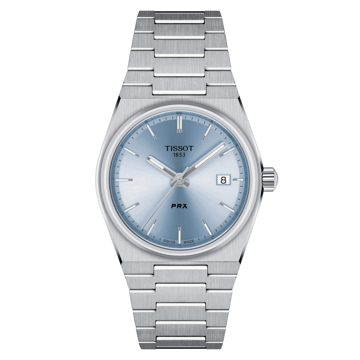 Tissot PRX 35 MM SS Baby Blue Dial Quartz Watch T137.210.11.351.00