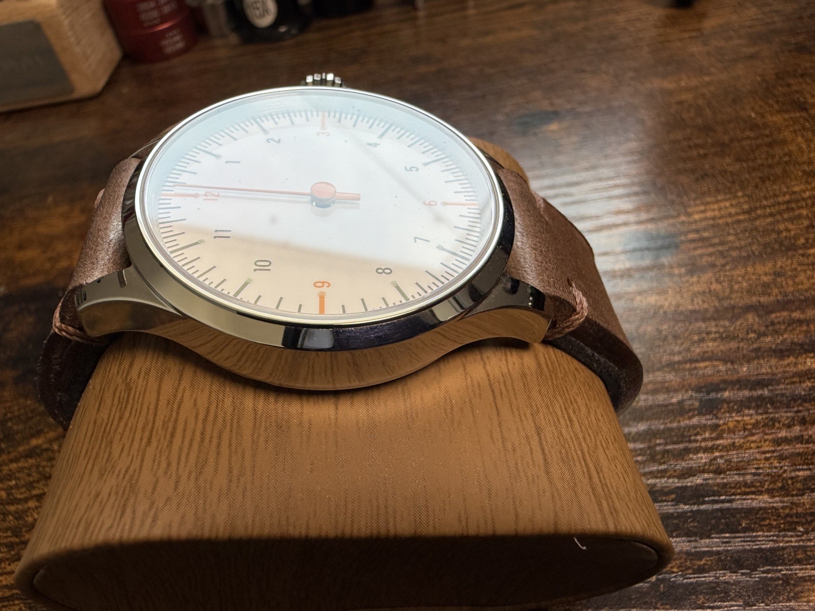 One-of-a-Kind Handmade Swiss ETA 6498 Watch | Sapphire | Leather Strap