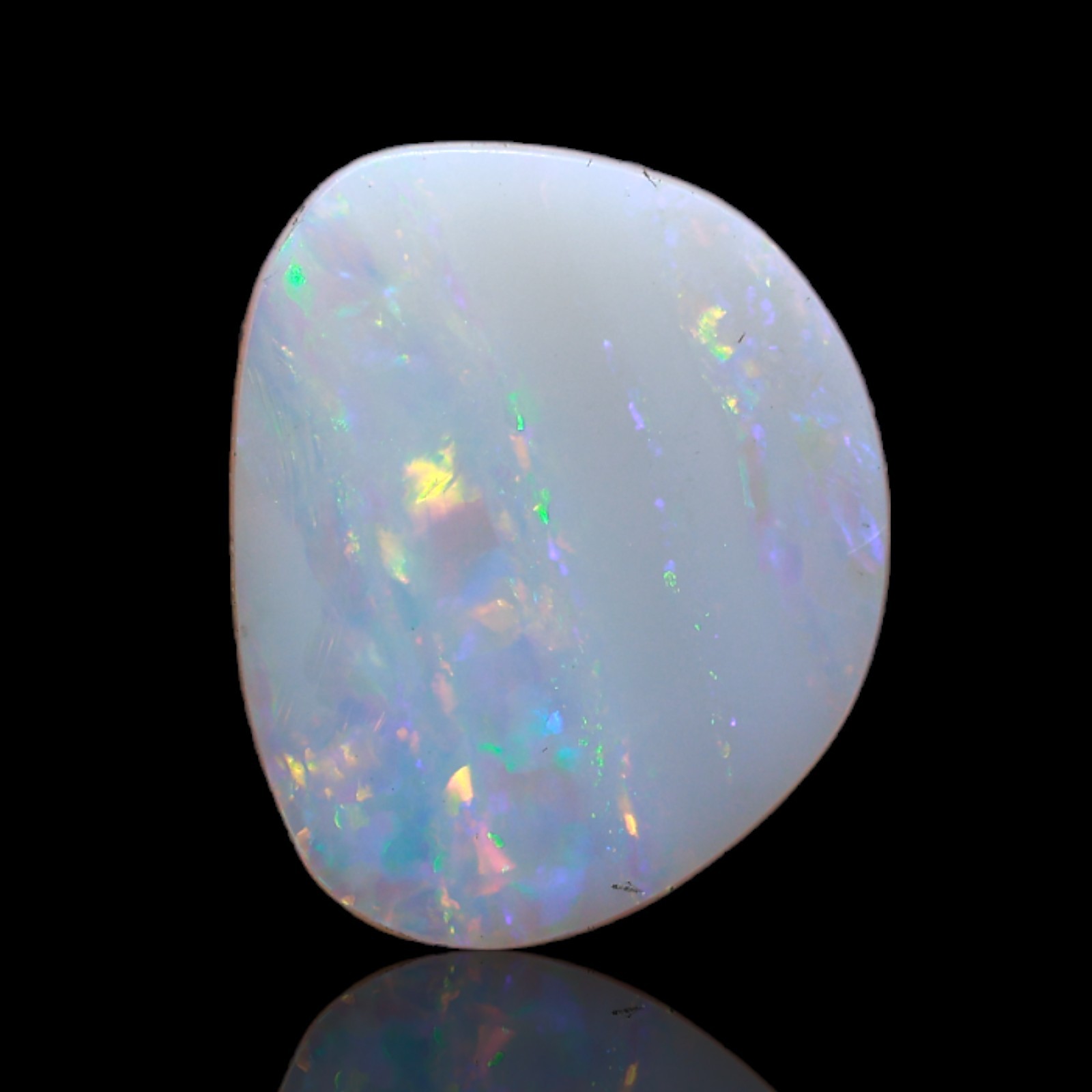 2.50 Cts Natural Australian Fire Opal Spiritual Cabochon Gemstone 13x11x3 mm
