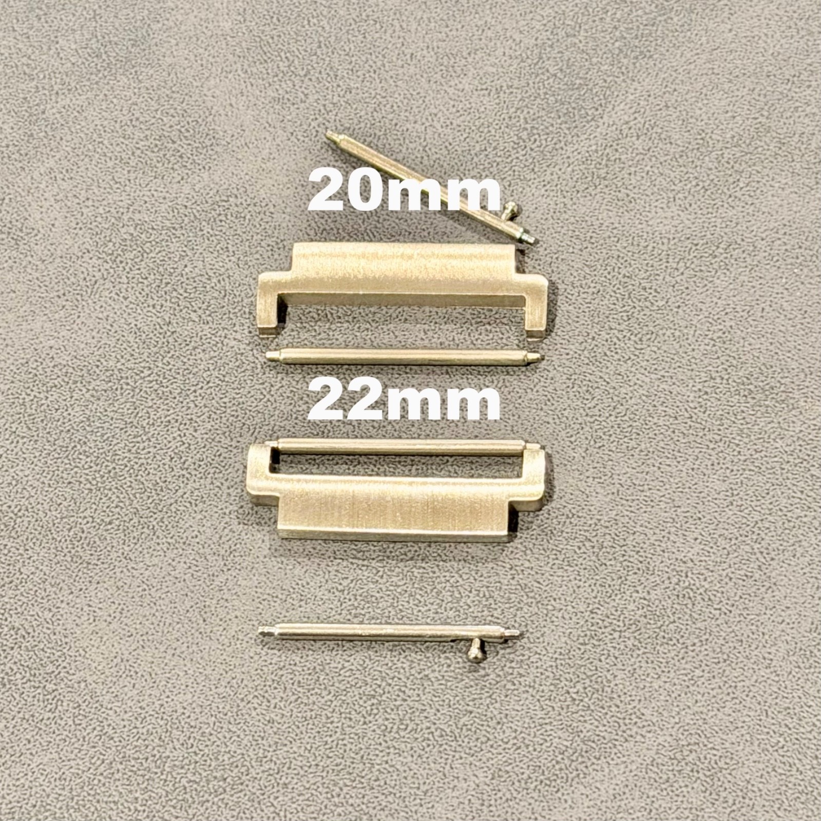 20mm to 22mm Convertors Watch Band Connectors Gold, Silver, Black Strap Adapters