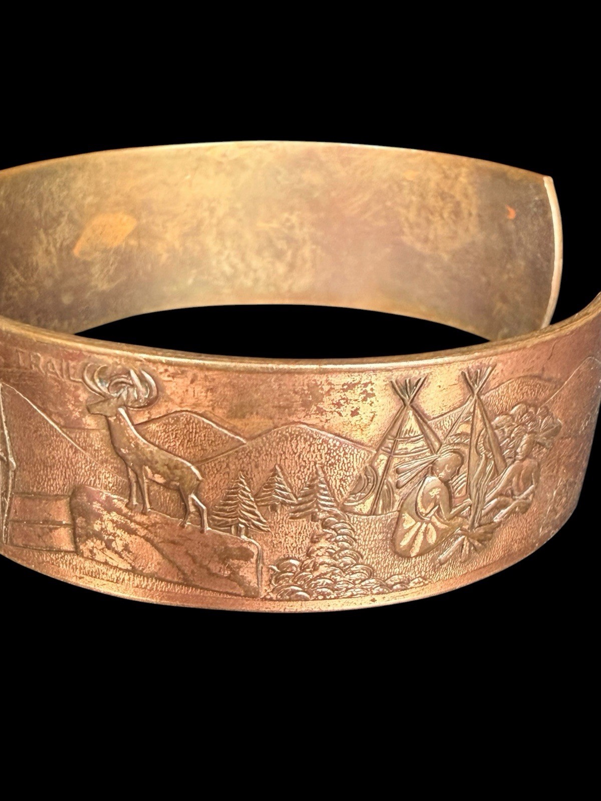 5 Vintage Southwest Copper Cuffs