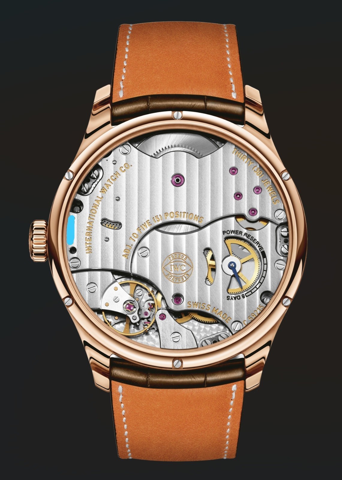 IWC Portugieser Hand-Wound Eight Days ‘Red 60’ Opaline 18kt Rose Gold IW510204