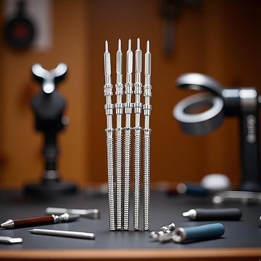 Professional Silver Movement Stem Crown Set for NH35/NH36/NH38/NH39 Watches