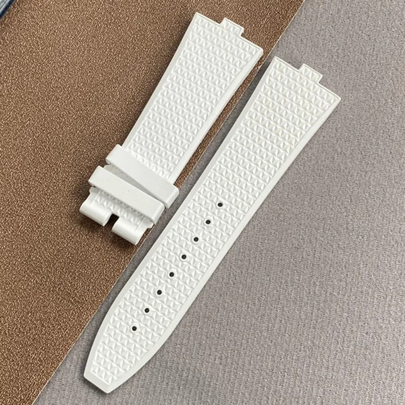 FKM Rubber Strap Easy Change Watch Band Fits VC Overseas 4500V 5500V 7900V