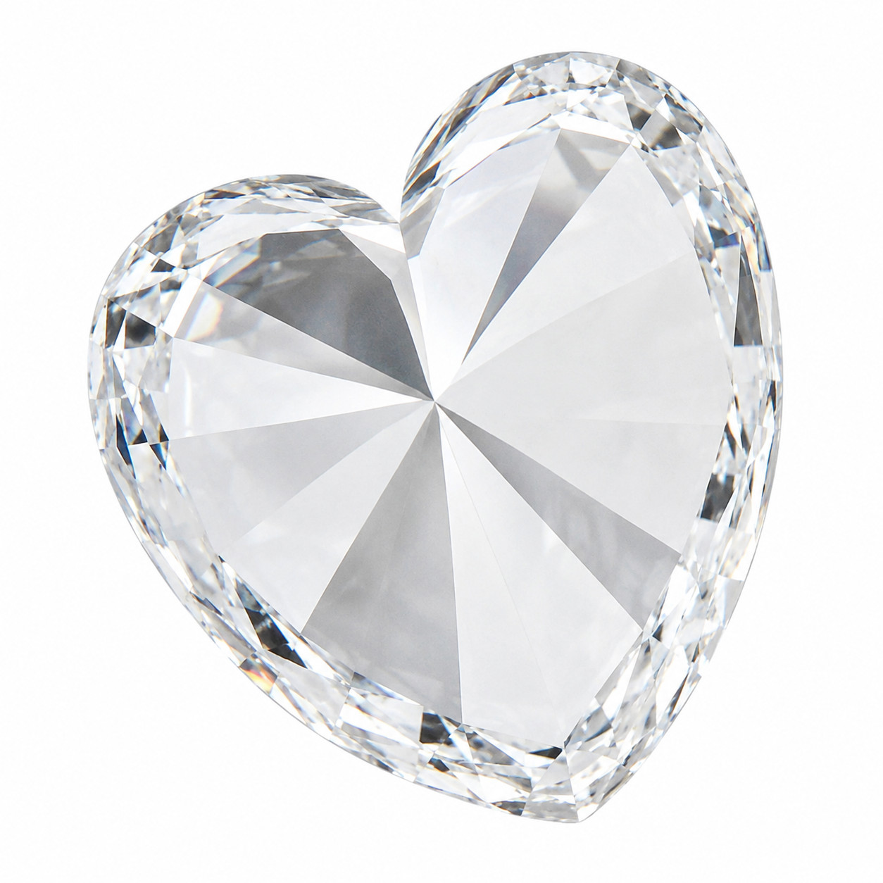 5.00 Ct Heart D Color VVS2 Clarity STONE IGI Certified Lab Grown CVD Diamond