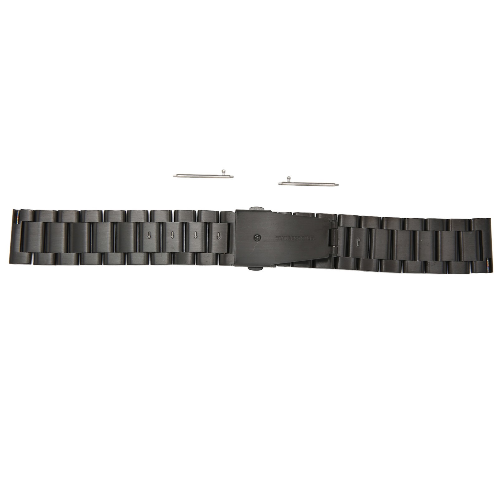 Smartwatch Band 20mm Double Buckle Wrist Strap Matel With Watch Pin For