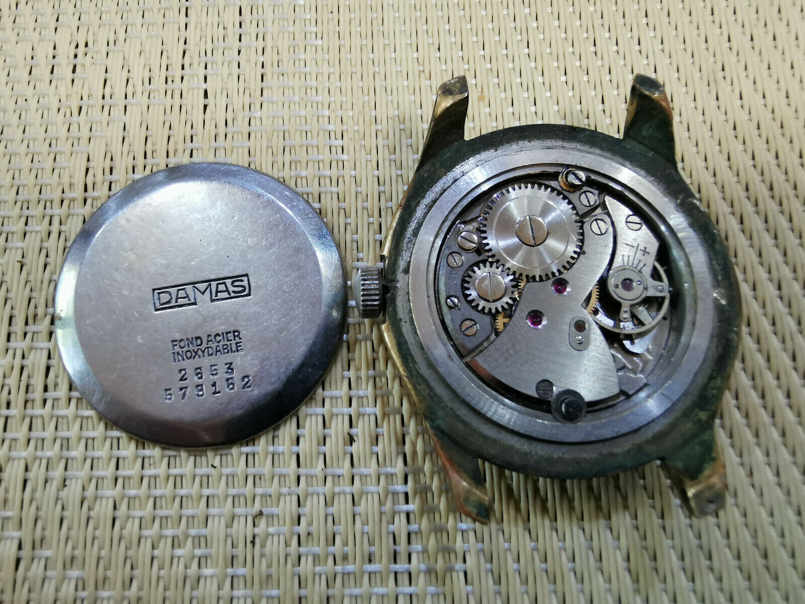 vintage rare swiss mens watch DAMAS