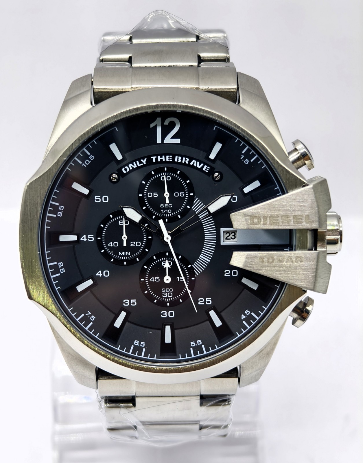 Fabulous Diesel 10 Bar ”ONLY THE BRAVE” Chronograph Quartz Men’s Wrist Watch
