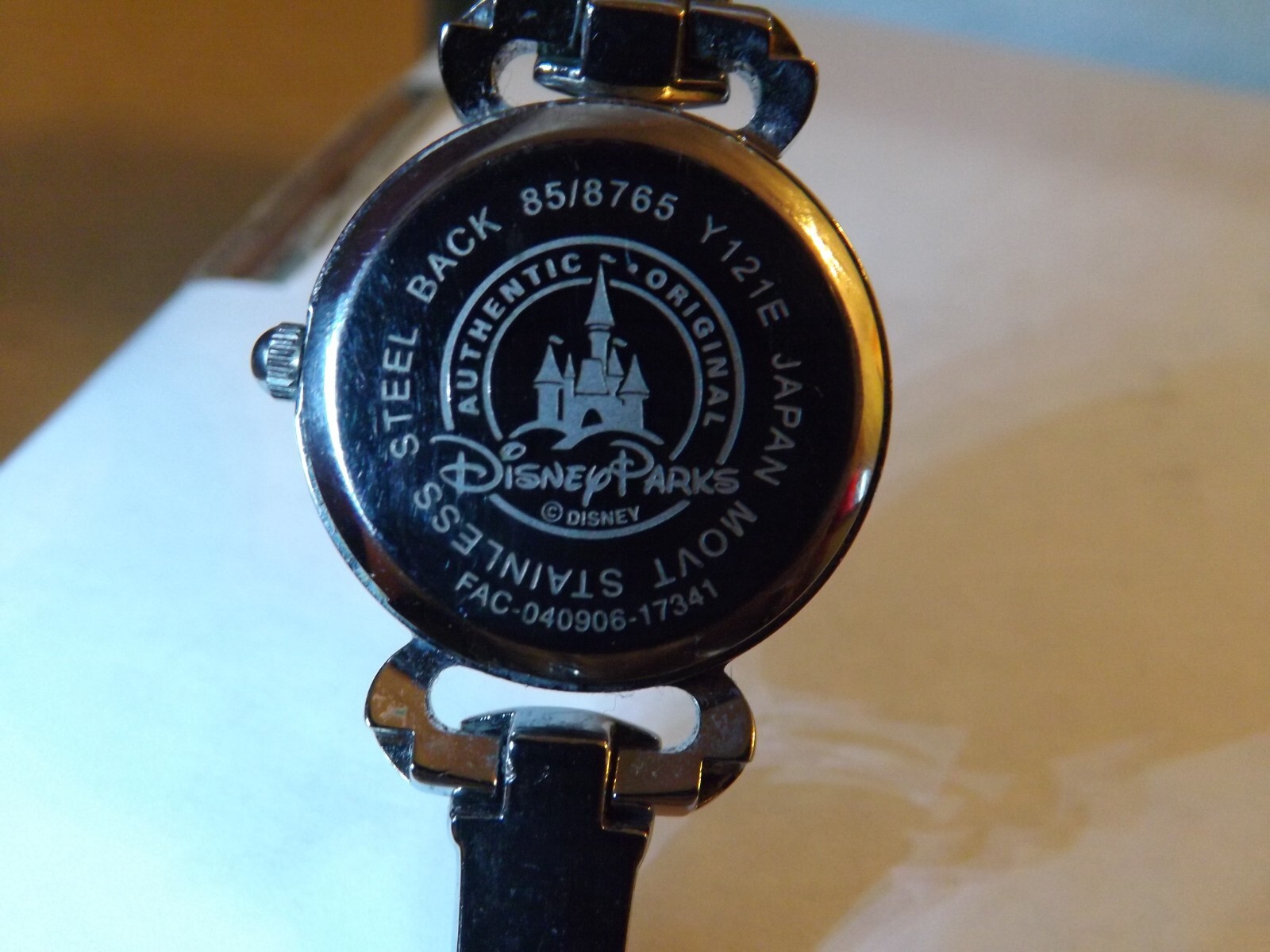 Disney Parks Womens Mickey Mouse Watch -Sparkling Crystals-Two Bonus Bangles-New