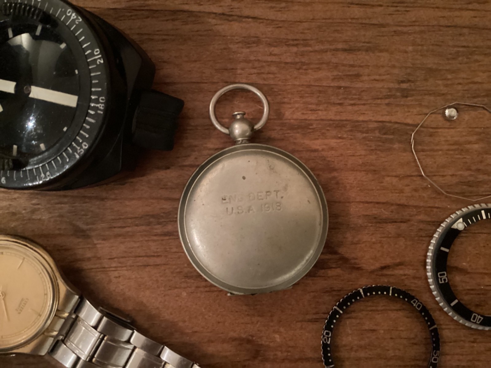 Watch lot project parts seiko automatic 40mm bezels omega citizen compasses