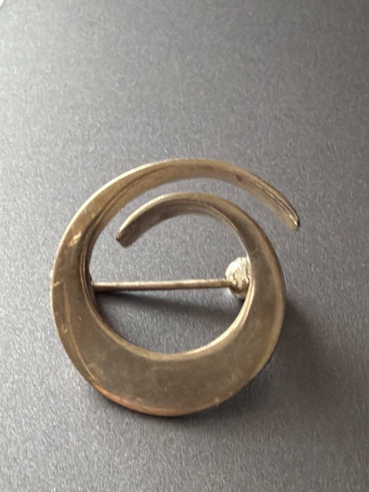David Andersen Sterling Silver Norway Liv Solnør Rognan Brooch vtg uni 3101