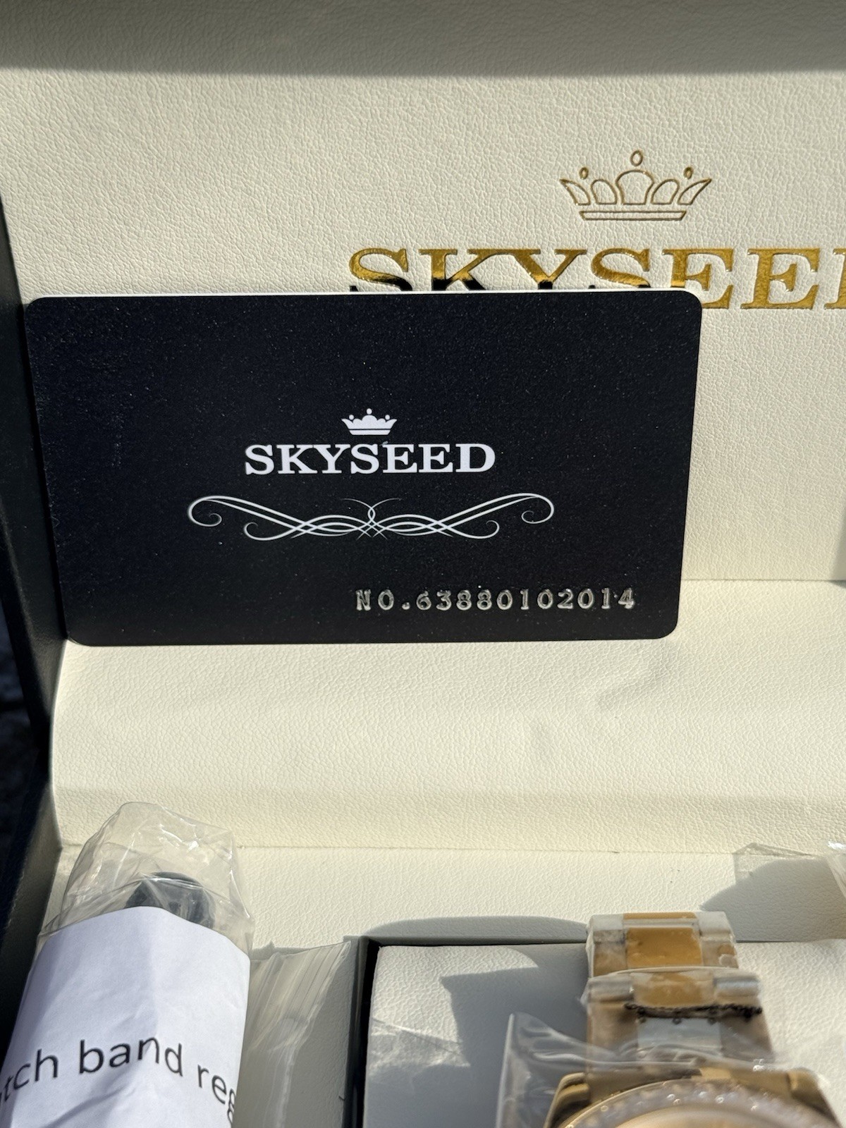 SKYSEED Men’s Sapphire Mechanical Watch, Fashion Luminous “Tiger Dee” Luxury