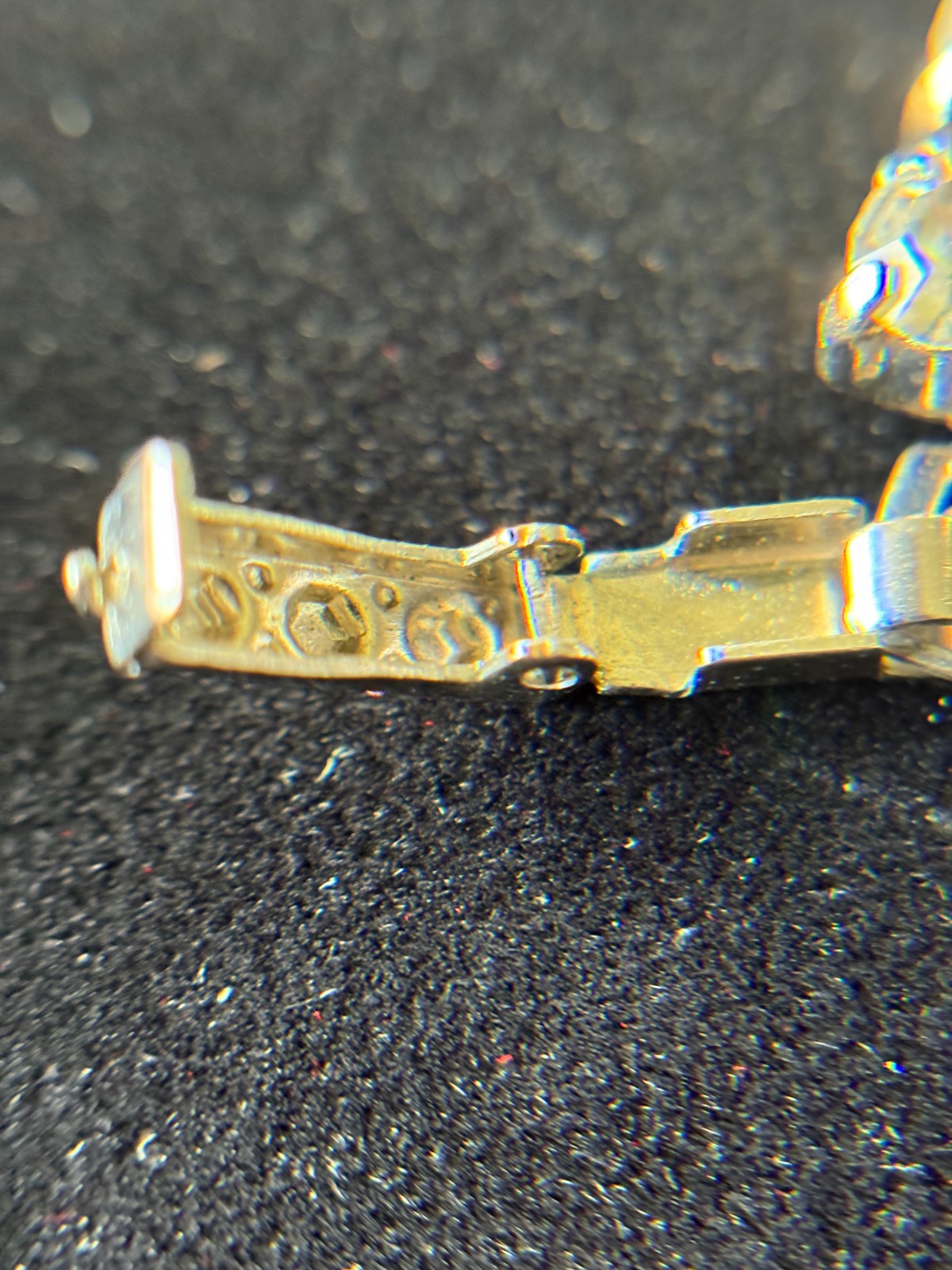Vintage 1950s Signed “La Rel” Rhinestone Tennis Bracelet 3-Row 7″