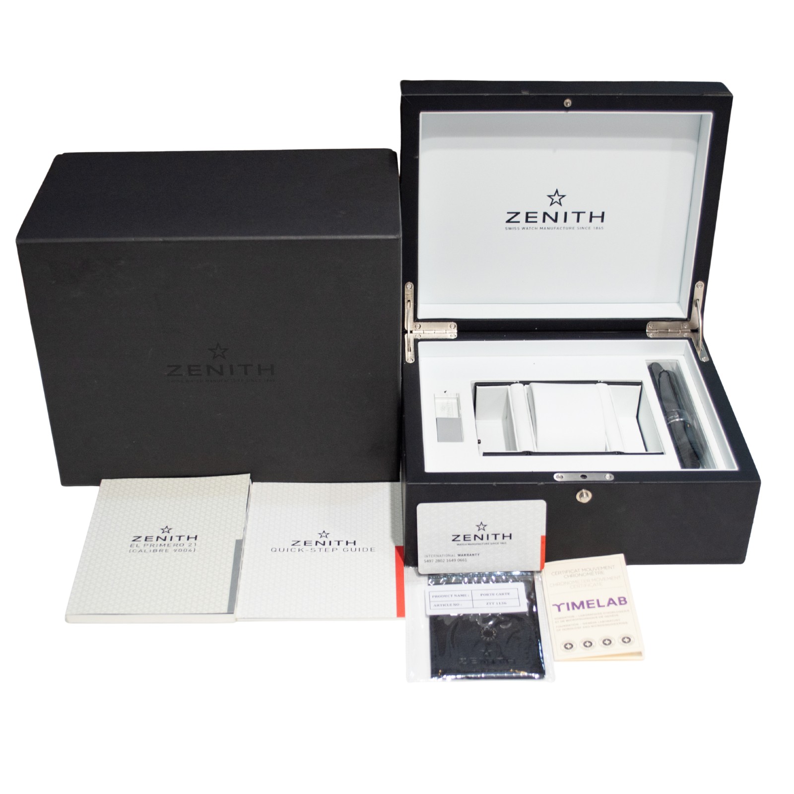 ZENITH Defy El Primero 21 95.9002.9004/R/78.R590 titanium Free Shipping with Box