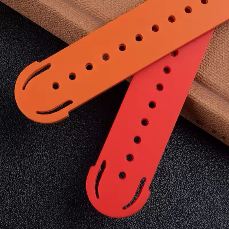 24x12mm MultiColor Rubber Watch Strap Band Fits Oris Aquis 7730 7733 7743 7754