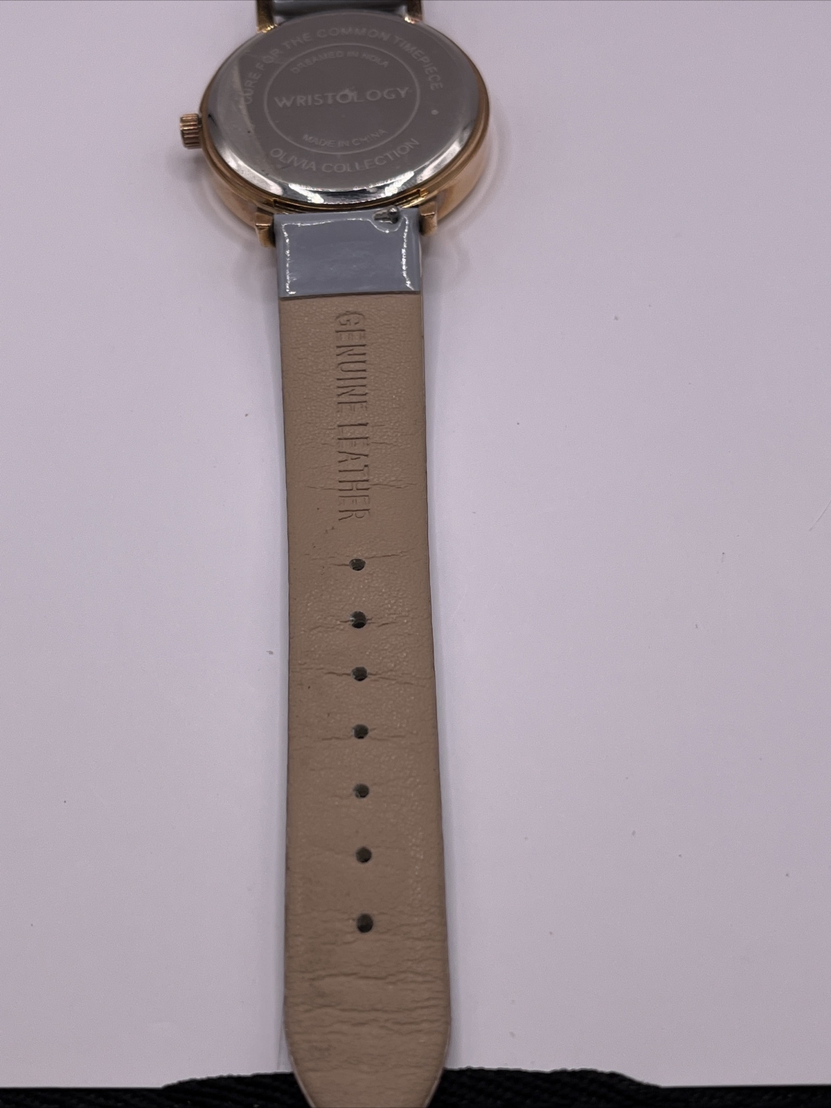 Wristology Women’s Quartz Watch Olivia Collection Leather Band- New Battery