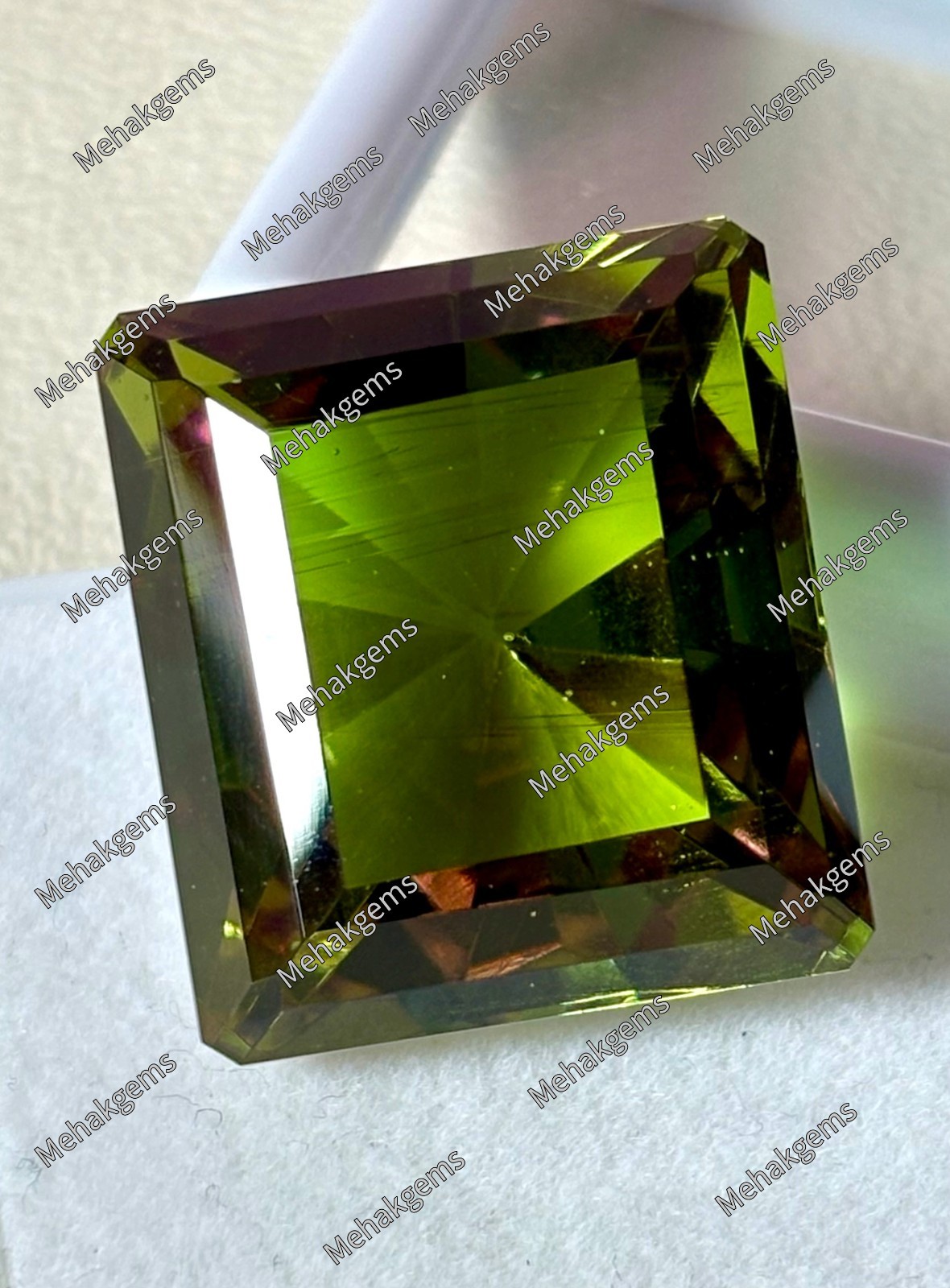 55ct Emerald Cut Zultanite Gemstone | Color Changing Diaspore, Precision Cut