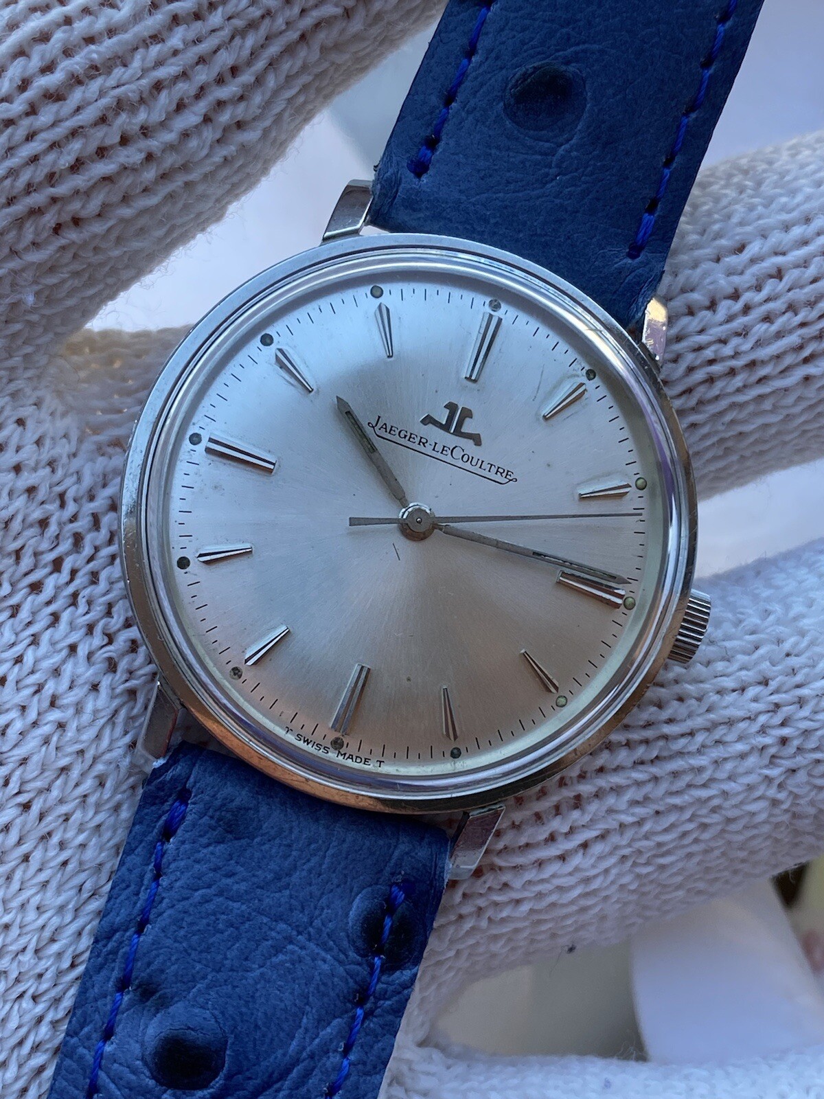 Jaeger Le Coultre Watch E20004 Manual Cal.K885 Mens 34mm Swiss Made