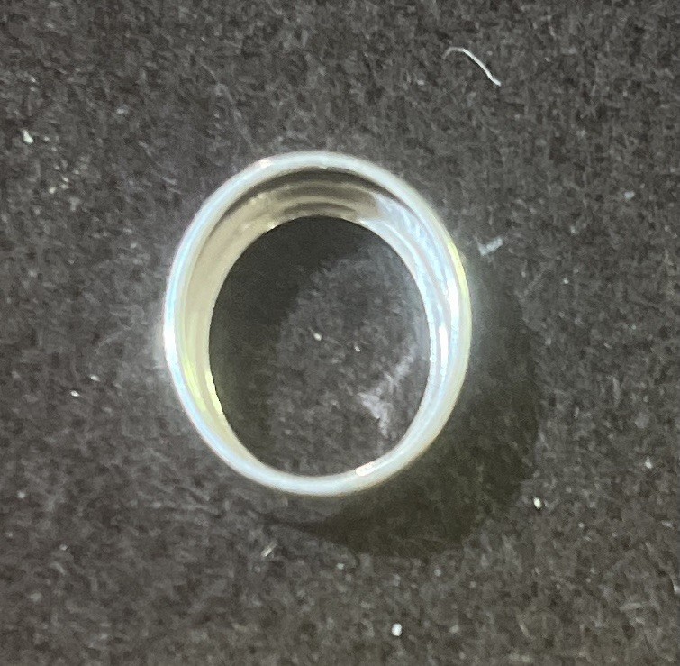 12x10mm Oval Tube Setting Cast Sterling Silver Step Bezel Cup 10×12