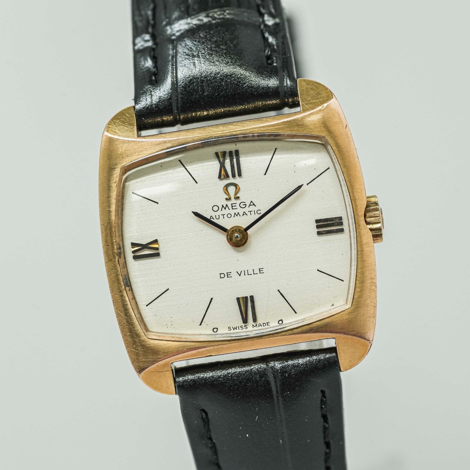Vintage 1969 *NEAR MINT* OMEGA De Ville Cal.671 Automatic Gold Roman 25mm Ladies