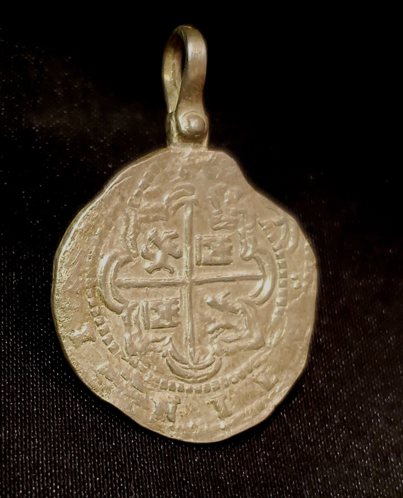 NUESTRA SENORA de ATOCHA Authentic Sunken Treasure Coin Pendant, Authenticated