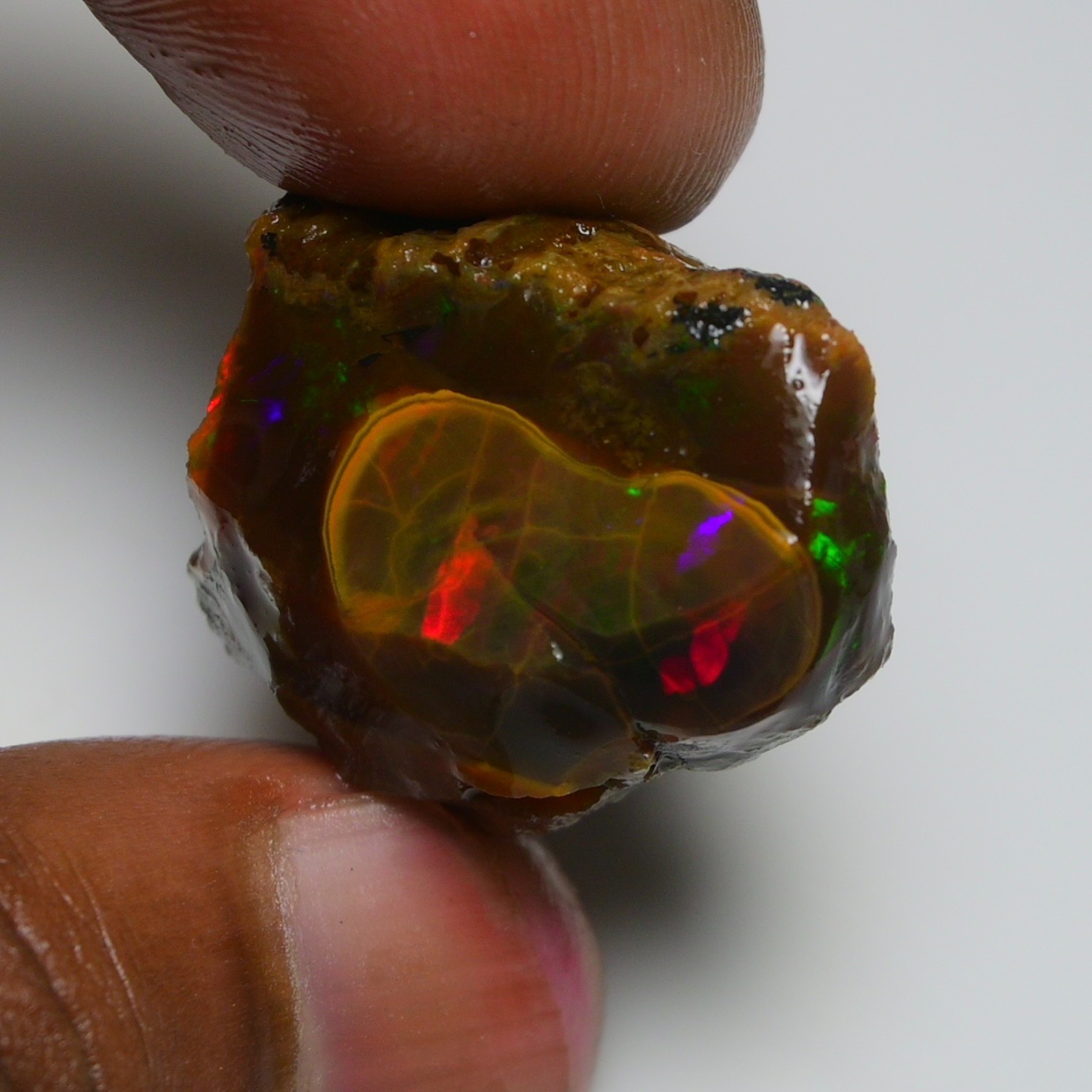 Opal Rough 58.85 Raw, Crystal Opal Specimen, Opal Gemstone