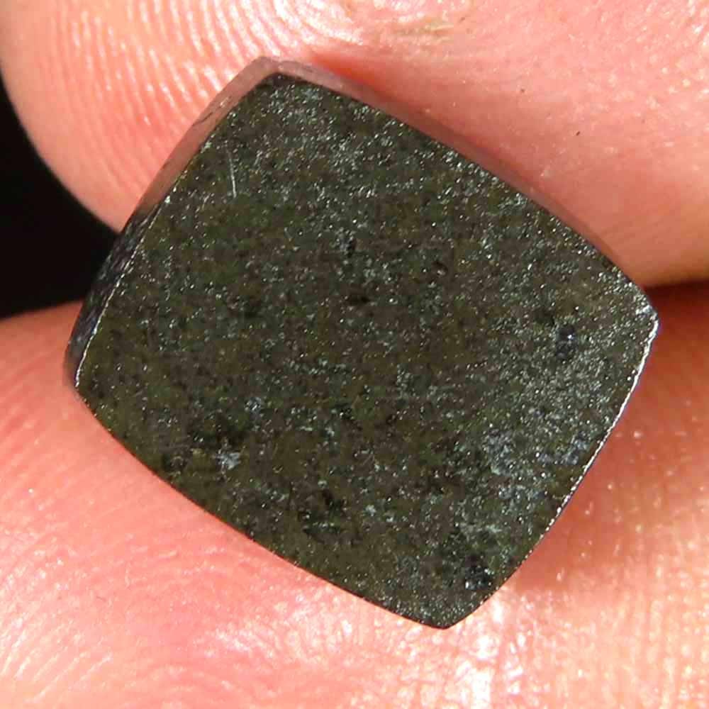 6.45Cts.100%Natural Multi Fire Ammolite Cushion Cabochon 10x12x4mm Top Gemstone